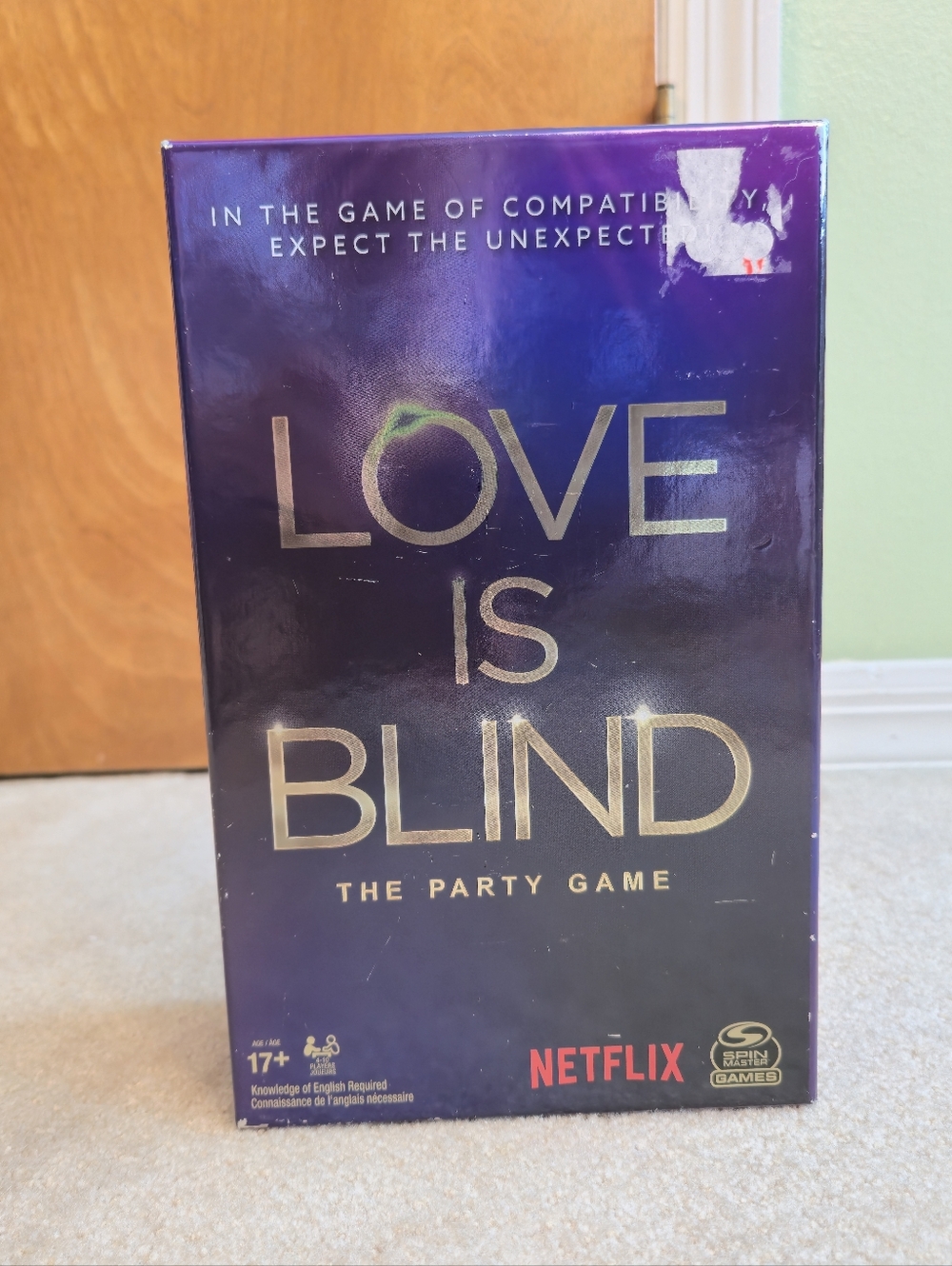 Love is Blind The Adult Party Game Based on The Netflix Show Spin Master Games.